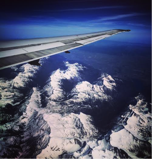 Clouds from a plane