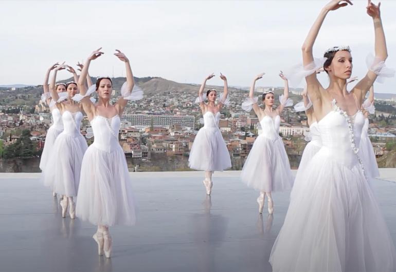 State Ballet of Georgia Today outdoor screening event