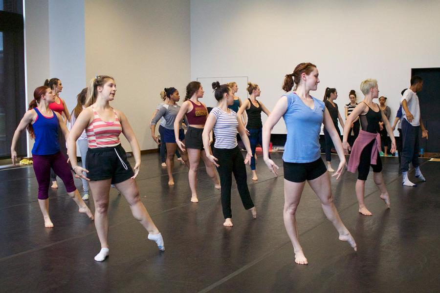 Student class with Martha Graham Dance Company 2015
