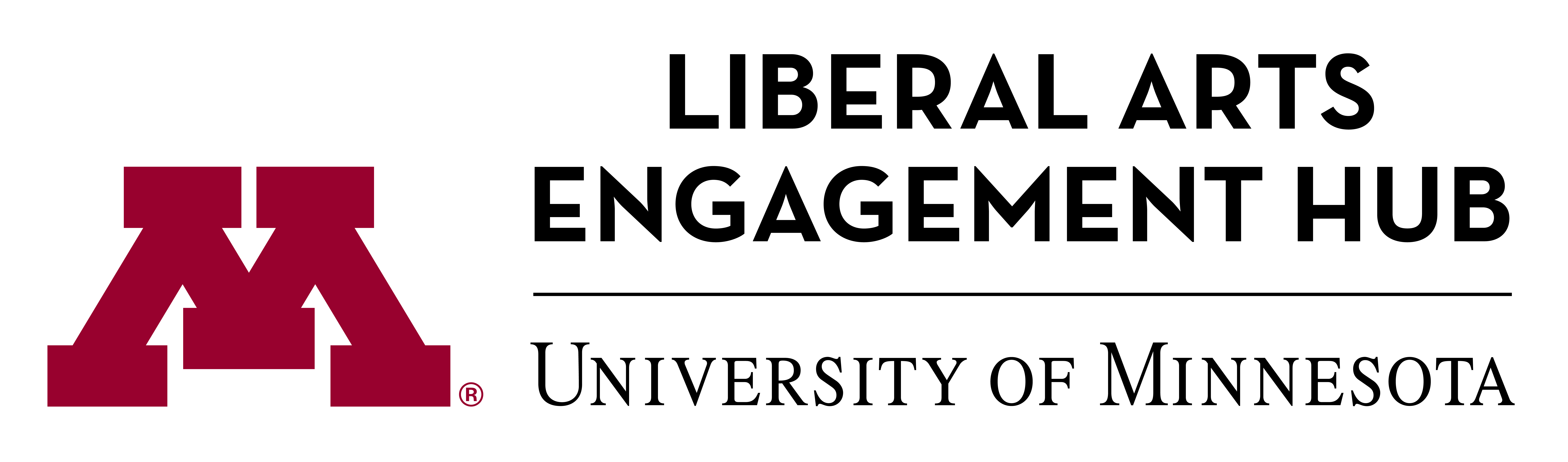 Liberal Arts Engagement Hub University of Minnesota logo