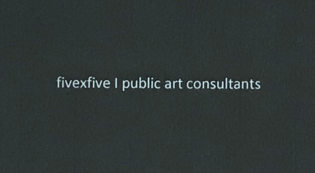 fivexfive public art consultants logo