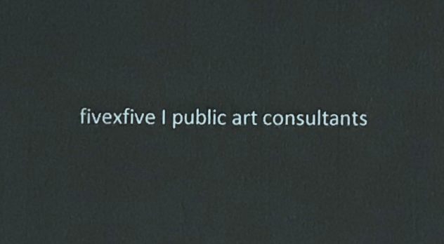 fivexfive public art consultants logo
