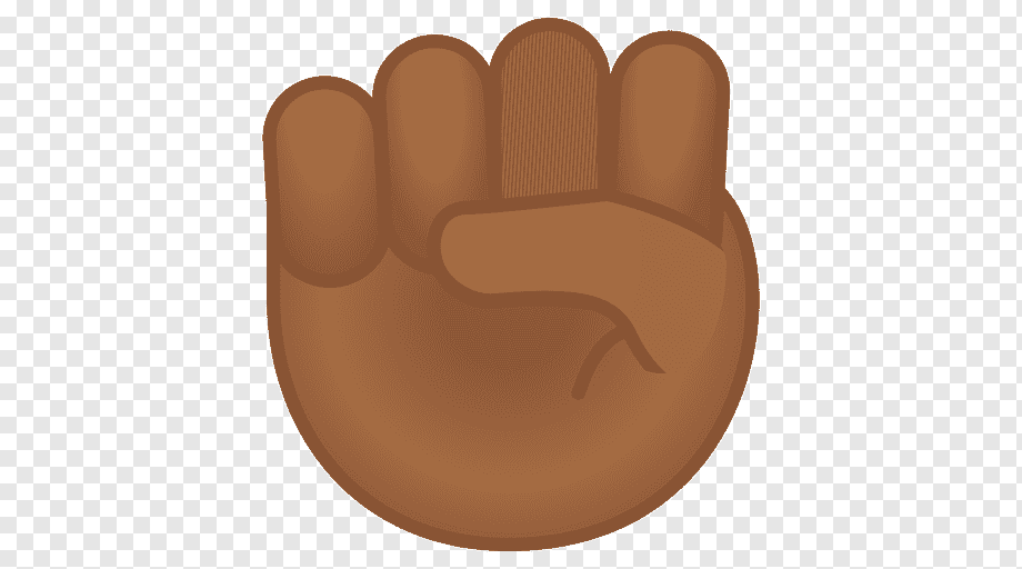 brown skin fist emoji