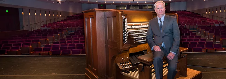 Dean Billmeyer at the Northrop Organ