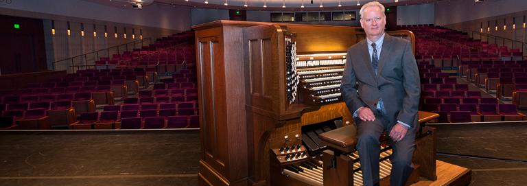 Dean Billmeyer at the Northrop Organ