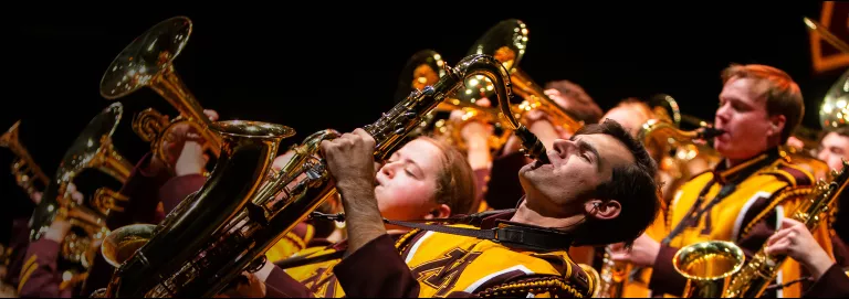 UMN Marching Band Student Matinee event page