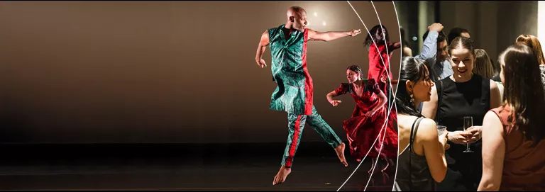 Encore celebration with dancers from Ronald K. Brown and TU Dance