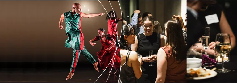 Encore celebration with dancers from Ronald K. Brown and TU Dance