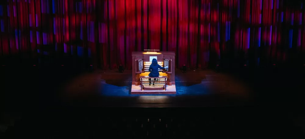 Sara Davachi at the Northrop organ