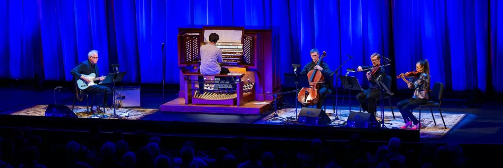 Kit Downes, Bill Frasell and SPCO musicians