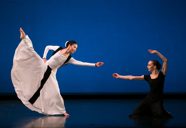 Xin Ying and Anne Souder in Martha Graham’s Chronicle