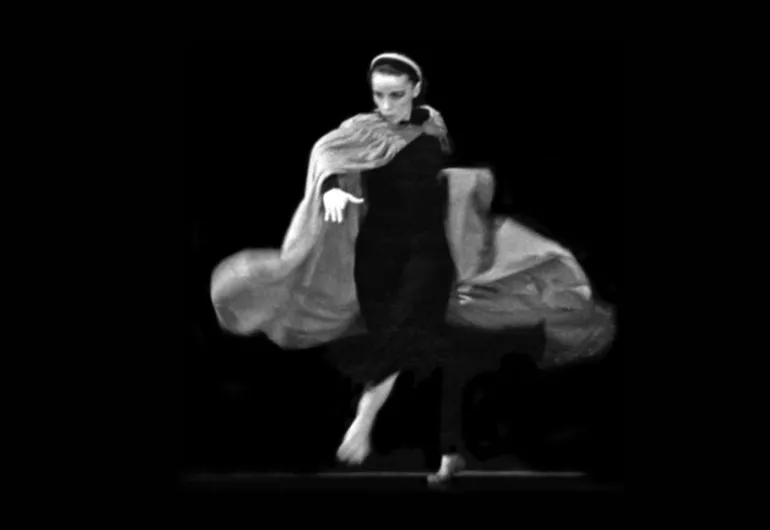 Martha Graham poses