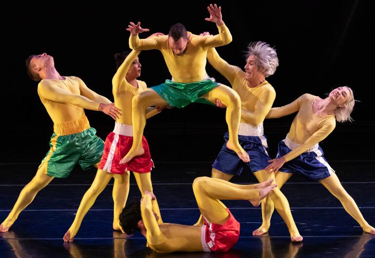 Pilobolus Rules at play student matinee event page