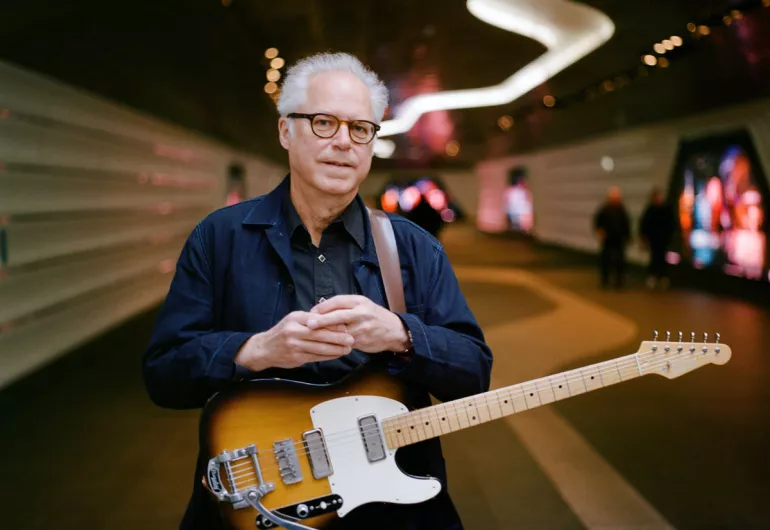 Bill Frisell with a guitar
