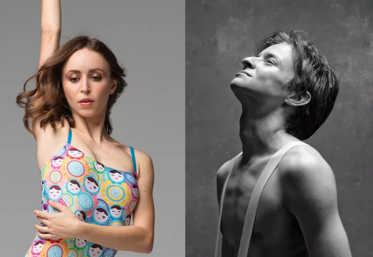 Skylar Brandt and Daniil Simkin