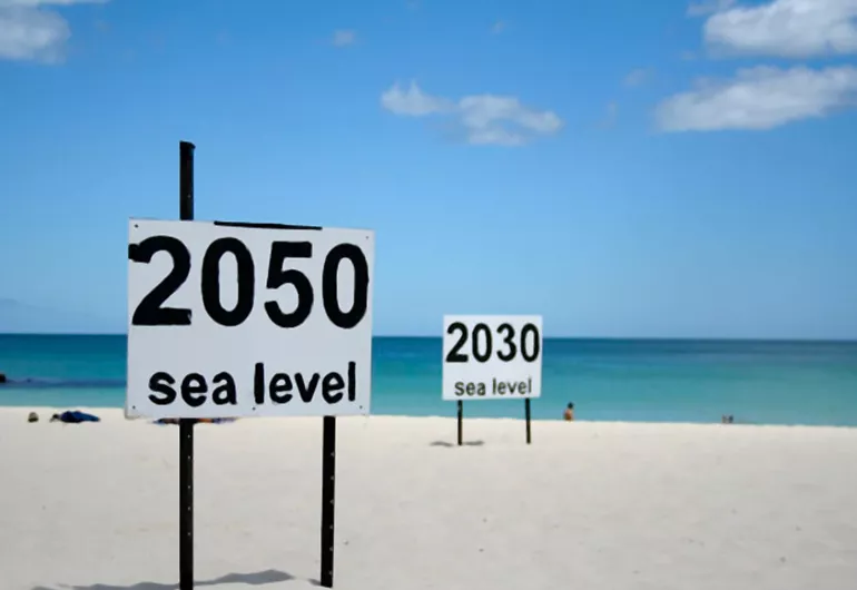 Exploring remote islands and sea level rise