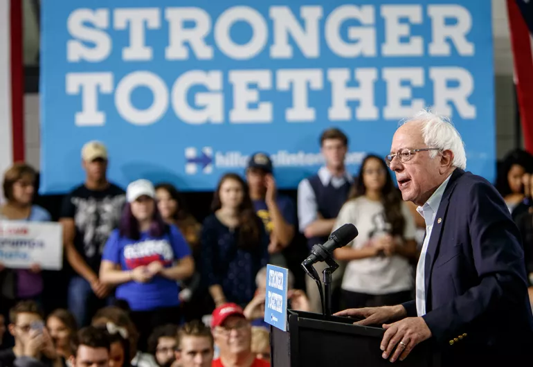 Bernie Sanders rally