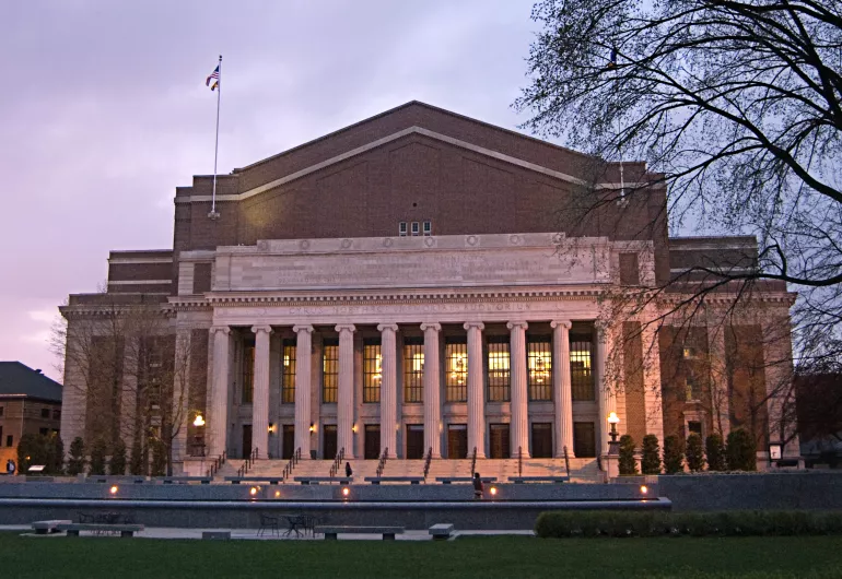 Northrop at sunset