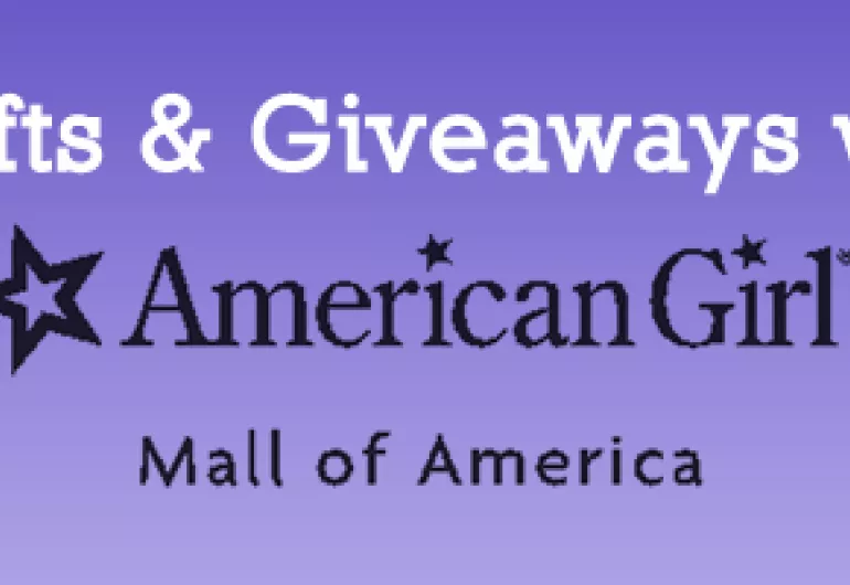 Crafts and Giveaways with American Girl