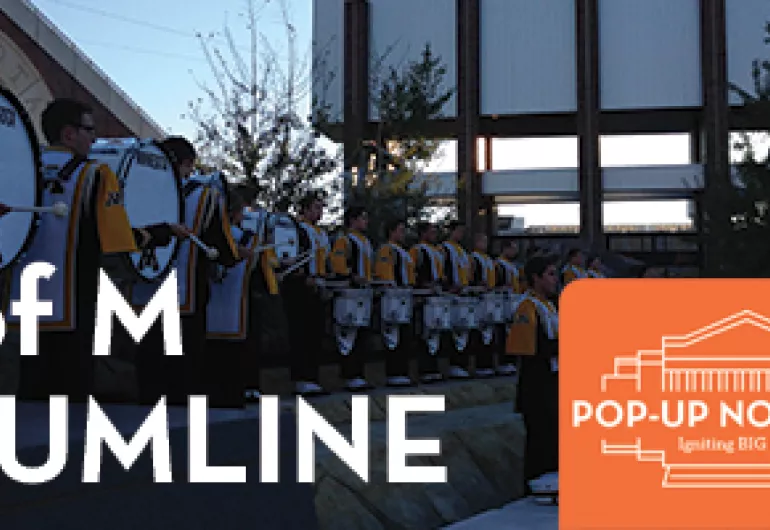 U of M Drumline Performance