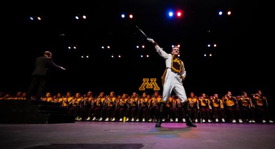 UMN Marching Band event page