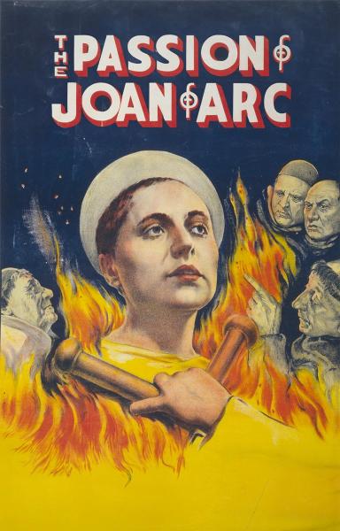 Poster for The Passion of Joan of Arc silent film