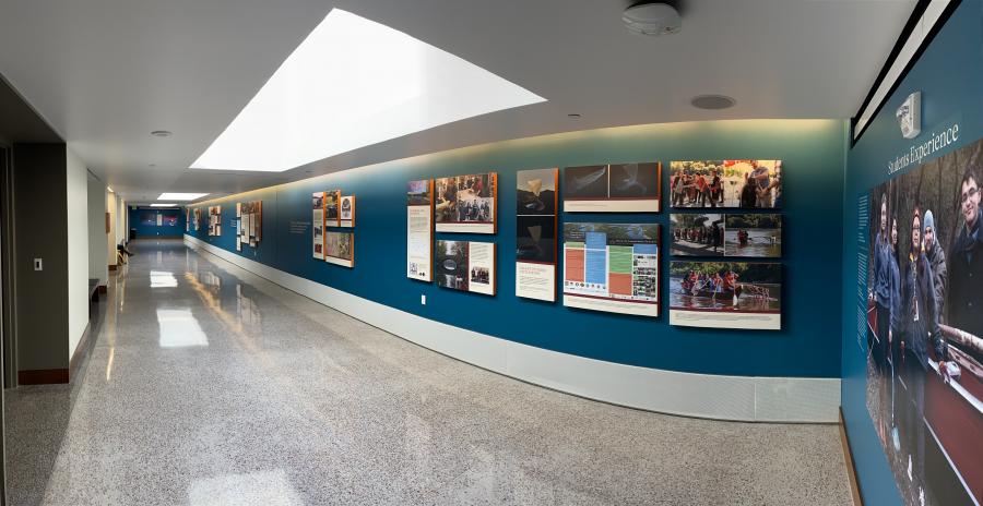 A view of the Northrop gallery space.