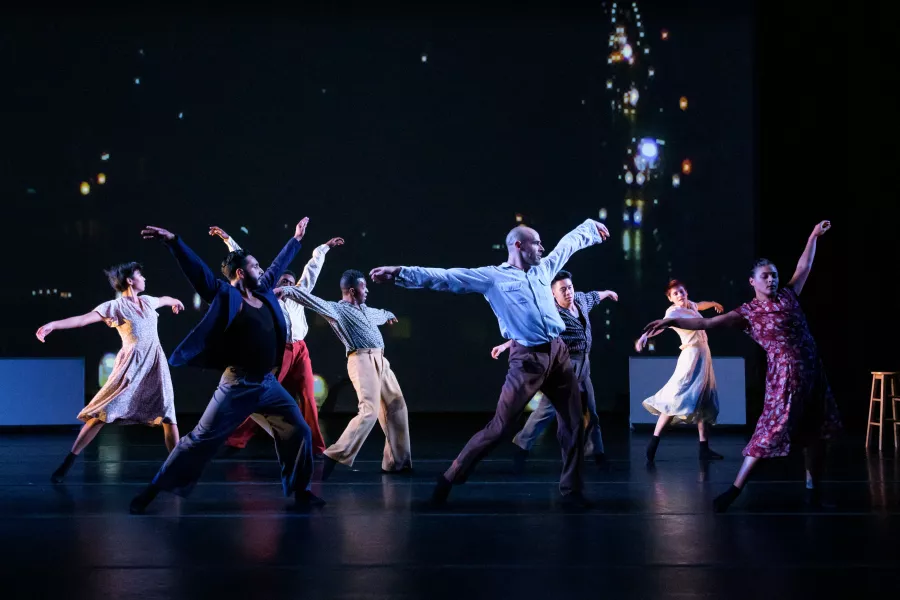 David Roussève/REALITY dancers in Halfway to Dawn