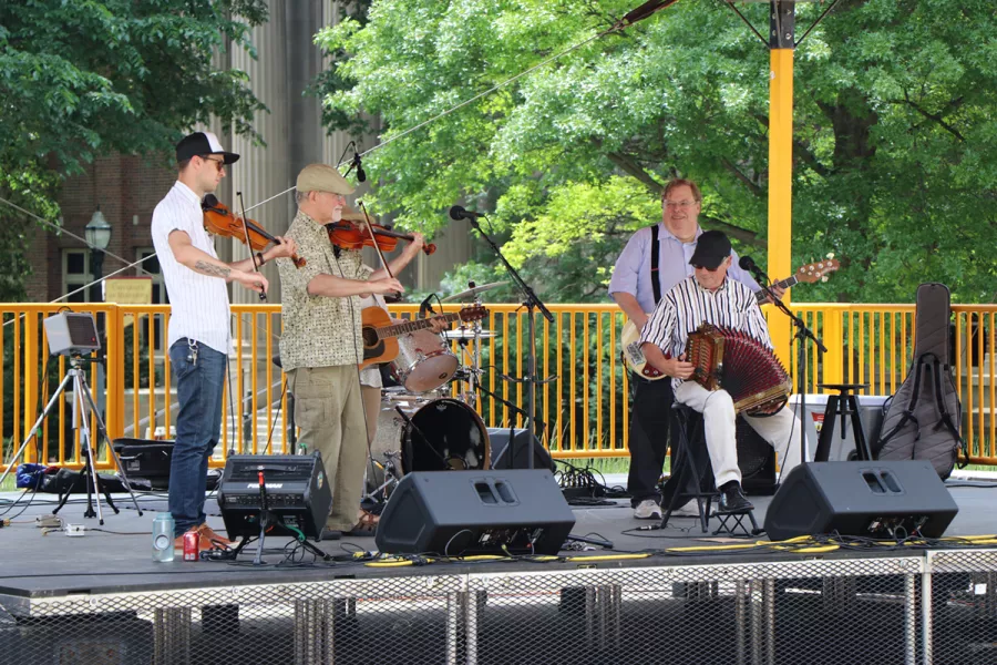 New Riverside Ramblers June 19 2019 Music on the Plaza at Northrop