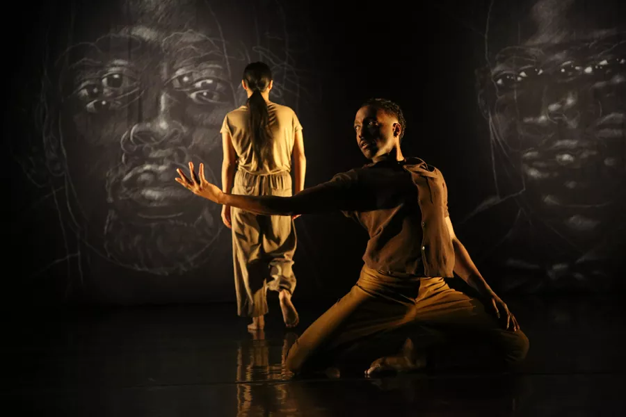 Scene from 'Meditation - A Silent Prayer' with Jeremy Jae Neal