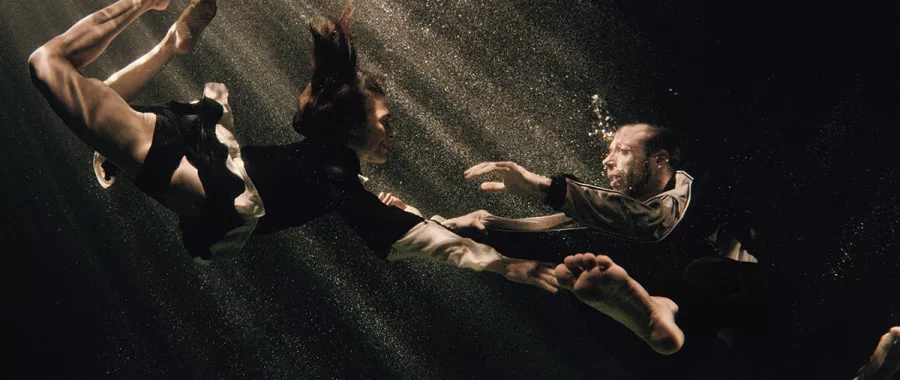 Alex and Rachel underwater scene from Michael Keegan-Dolan's Swan Lake / Loch na hEala