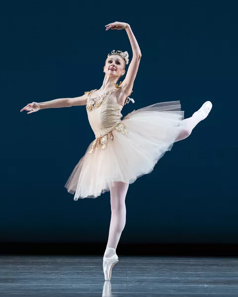 Scene from Diamonds with Amber Miller of Ballet West