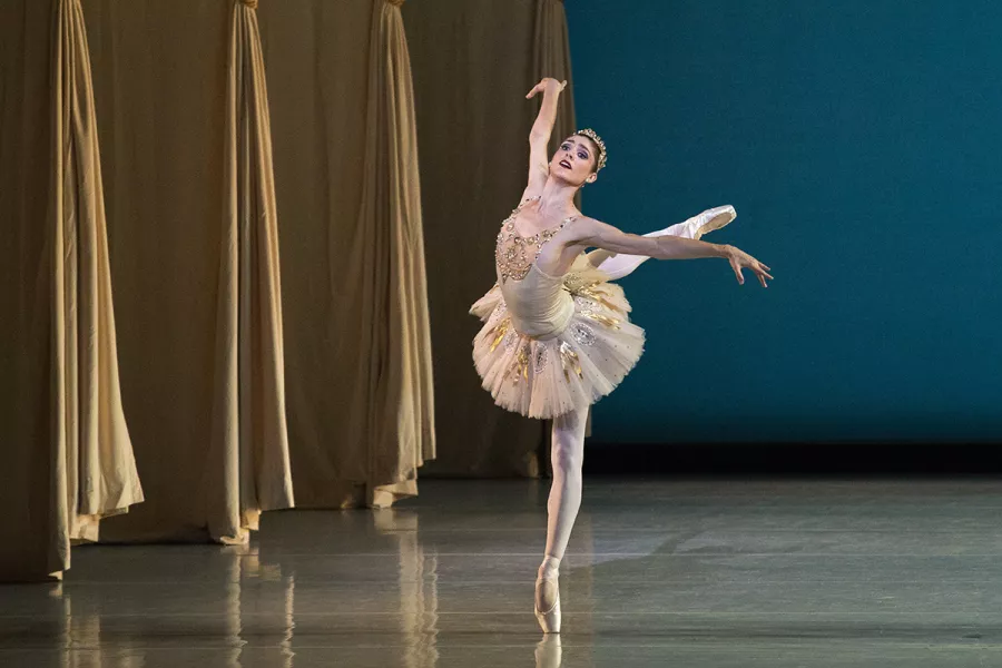 Scene from Diamonds with Emily Adams of Ballet West