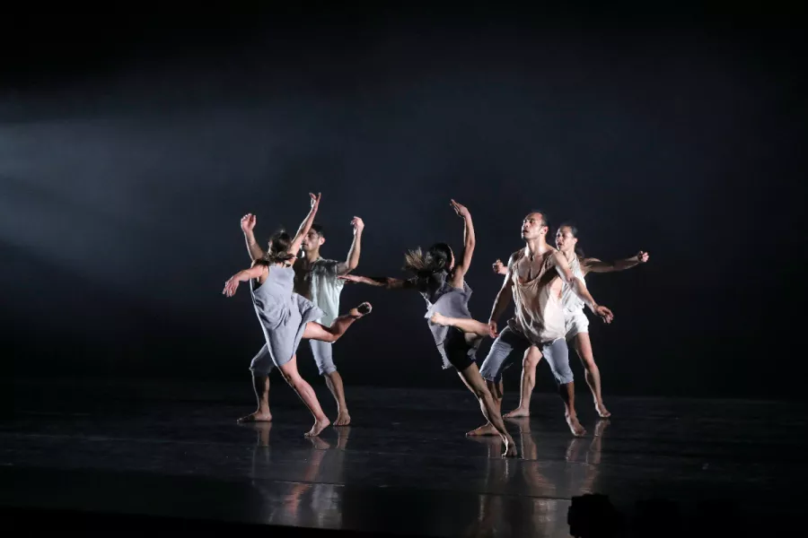 Black Grace performing at the student matinee