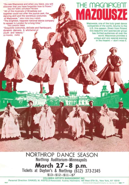 Northrop poster for The Magnificent Mazowsze 