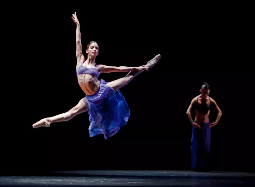 Karina Gonzalez in Indigo. Photo © Amitava Sarkar.