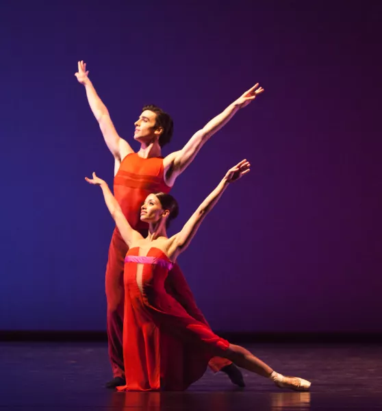 Karina Gonzalez and Joseph Walsh in Rush. Photo © Amitava Sarkar.