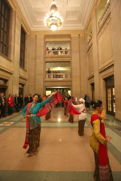dancers during Northern Spark