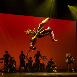 Step Afrika! dancer