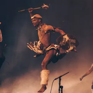 Step Afrika! dancer
